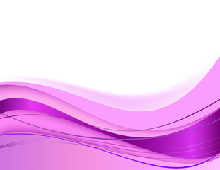Abstract vector background illustration art design pink purple curve	
