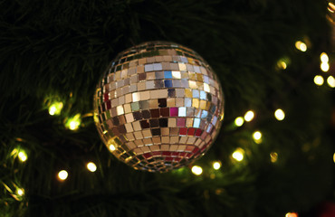 The ornament decoration christmas tree