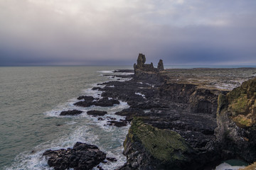 Presqu'il de Reykjavik en hiver