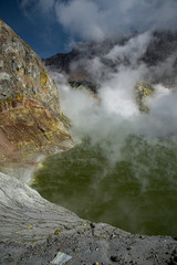 White Lake, New Zealand Volcano