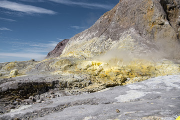 White Lake, New Zealand Volcano
