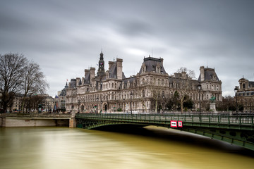 Fototapeta na wymiar Crue de la Seine