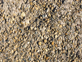 Concrete background with stone. Tuapse, Black Sea, Caucasus