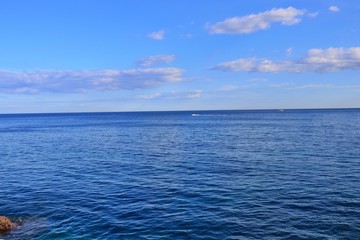 sea and blue sky