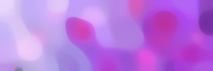 blurred horizontal background with medium orchid, light pastel purple and lavender blue colors and free text space