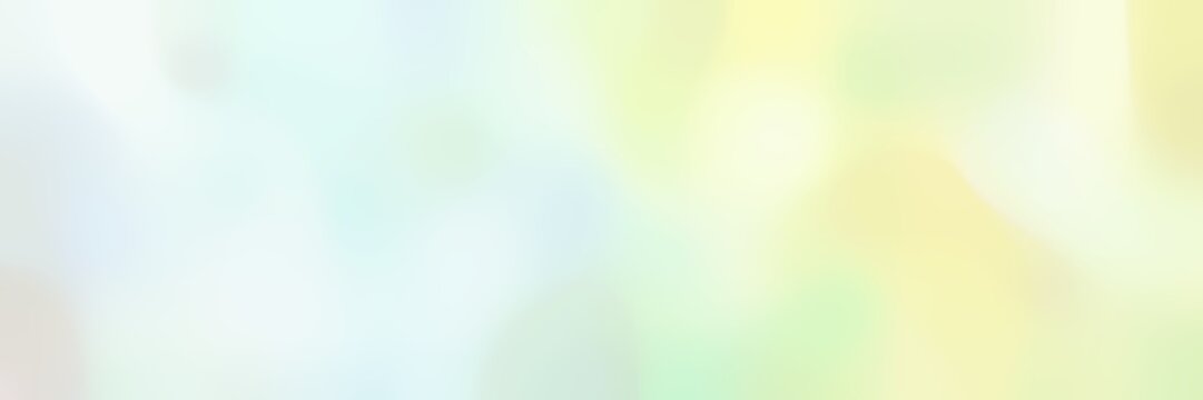 blurred horizontal background with honeydew, light golden rod yellow and pale golden rod colors and free text space