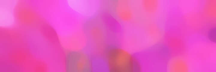 unfocused horizontal background with neon fuchsia, violet and mulberry  colors and space for text or image