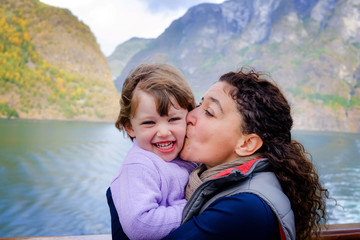 Family cruise in the Norwegian fjords