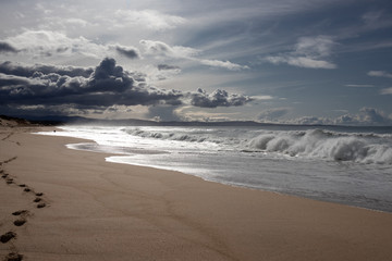 Ocean waves at Marina California state park