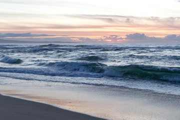 Ocean waves at Marina California state park