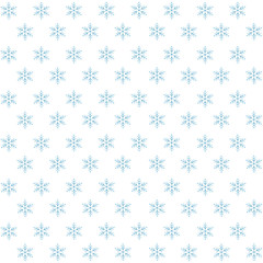 Christmas snowflakes pattern, greeting card.