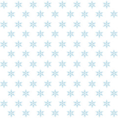 Christmas snowflakes pattern, greeting card.