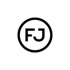 Initial FJ Letter Linked Logo. Creative Letter FJ Modern Business Logo Vector Template. FJ Logo Design