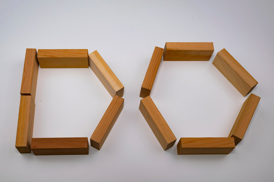 DO text from wooden blocks