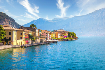 Gargnano village, Garda Lake, Italy