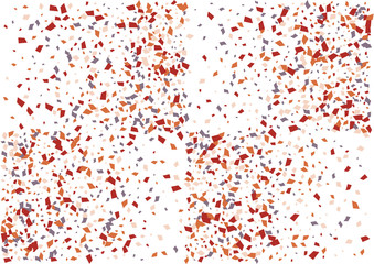 Festive color rectangle confetti background. Abstract frame confetti texture for holiday, postcard, poster, website, carnivals, birthday and children's parties. Cover confetti mock-up. Wedding card