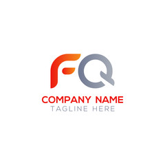 Initial FQ Letter Linked Logo. Creative Letter FQ Modern Business Logo Vector Template. FQ Logo Design