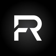 Initial FR Letter Linked Logo. Creative Letter FR Modern Business Logo Vector Template. FR Logo Design