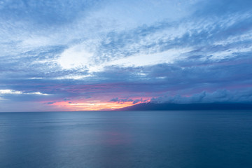 Sunset view from Maui