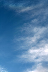  blue sky and white clouds