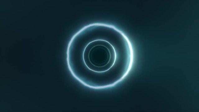 Power Energy Textured 3d Vortex Background Loop/ 4k animation of an abstract background with energy circles seamless looping