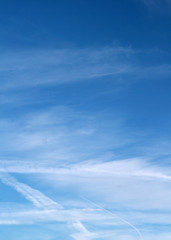  blue sky and white clouds © Artur