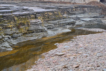 stones in the water