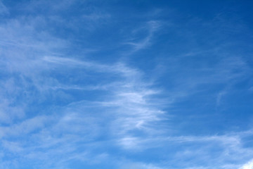  blue sky and white clouds