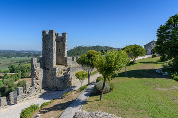 Fototapeta na wymiar Castle of Montemor or Vello, in Mondego Portugal