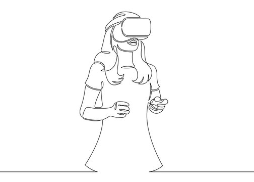 Vr Headset Drawing Images – Browse 18,449 Stock Photos, Vectors, and Video  | Adobe Stock