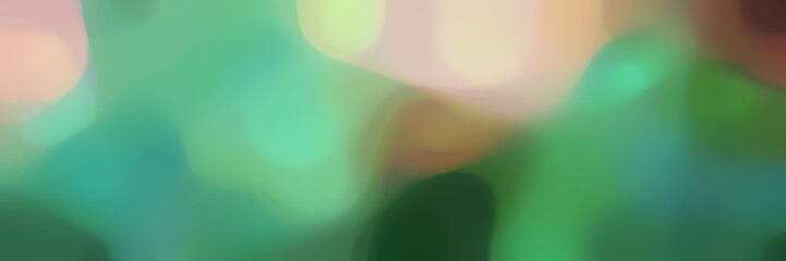 soft blurred horizontal background with medium sea green, pastel gray and dark slate gray colors space for text or image