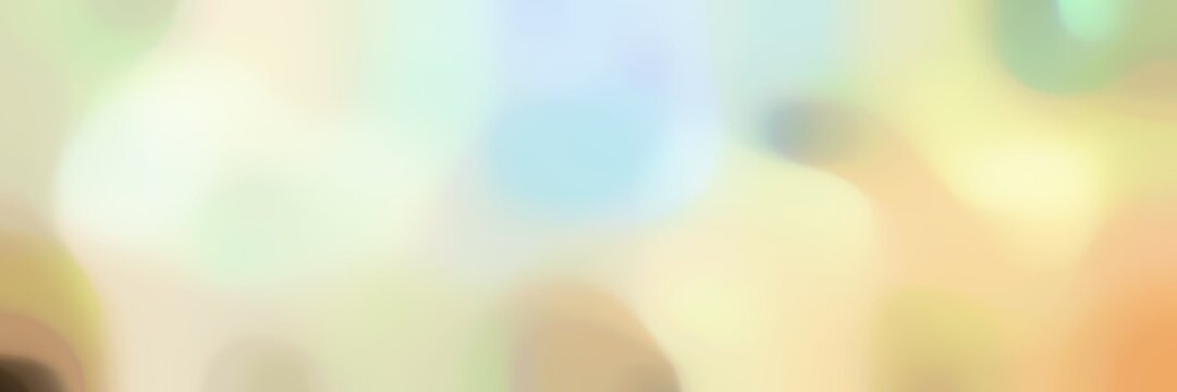 unfocused bokeh horizontal background bokeh graphic with tea green, wheat and lavender colors space for text or image