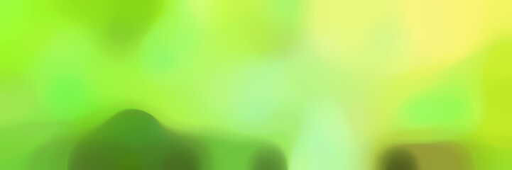 smooth horizontal background graphic with green yellow, dark green and khaki colors and space for text or image