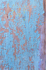 old painted background with cracked paint.