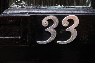 Old an weathered hosuse number 33
