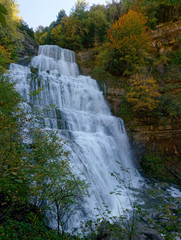 Éventail, Cascades du Hérisson, Jura