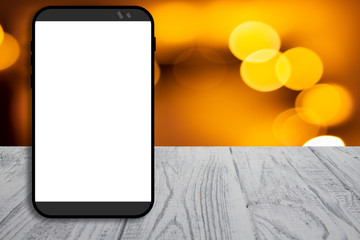 Mobile phone with copy space