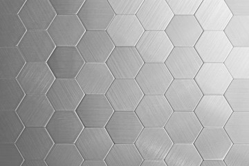 metal texture of the hexagons