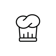 Chef hat icon design. Cooking symbol isolated on white background. Vector illustration