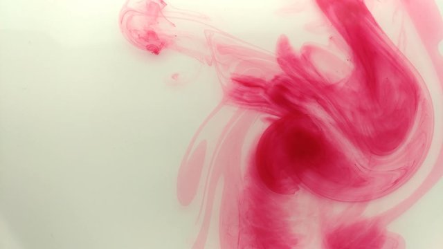 watercolor abstract background, paint diffusion in water on light background