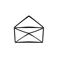 Illustration of envelope on white background.