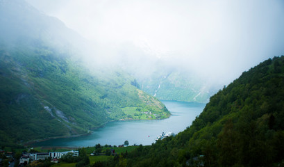 Obraz premium Geiranger, Norway.