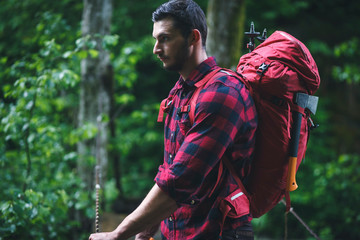 Fototapeta premium Cute Dog and Old Broken Motorbike