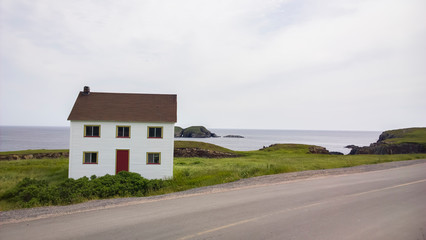 Fototapeta na wymiar House on coast