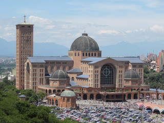 Largest temple dedicated to Mary in the world. City of Aparecida. State of Sao Paulo. Brazil