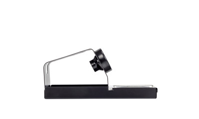 Metal stand for soldering iron electronic tool.