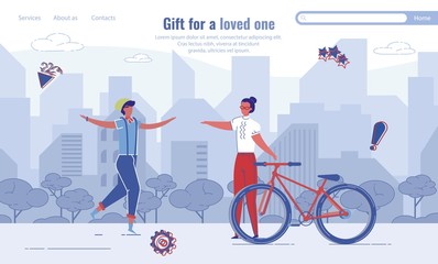 Gift for Loved One Selection Service Landing Page