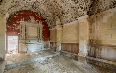 Interior of an old church