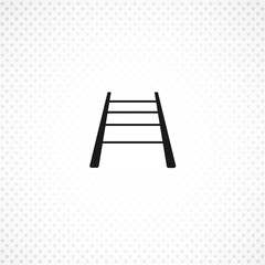 Railroad vector icon for mobile concept and web apps design