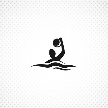 Water polo vector icon for mobile concept and web apps design